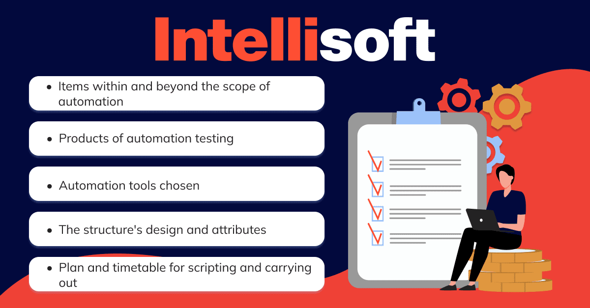 You develop an automation test strategy at the planning, design, and development stage.