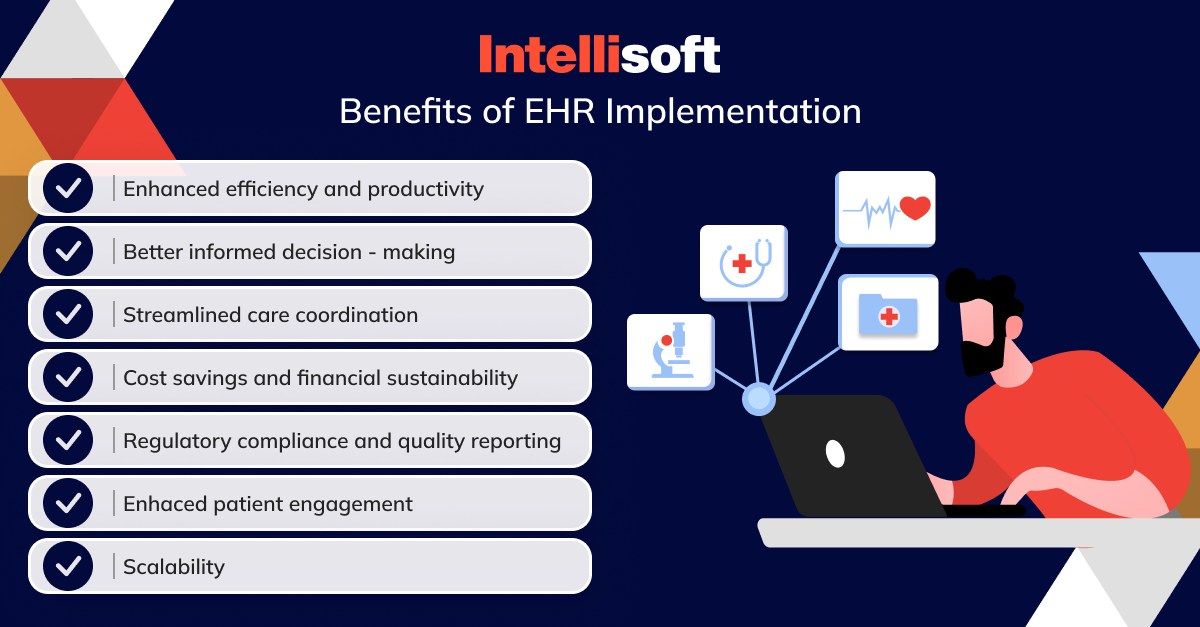 Benefits of EHR system for hospitals