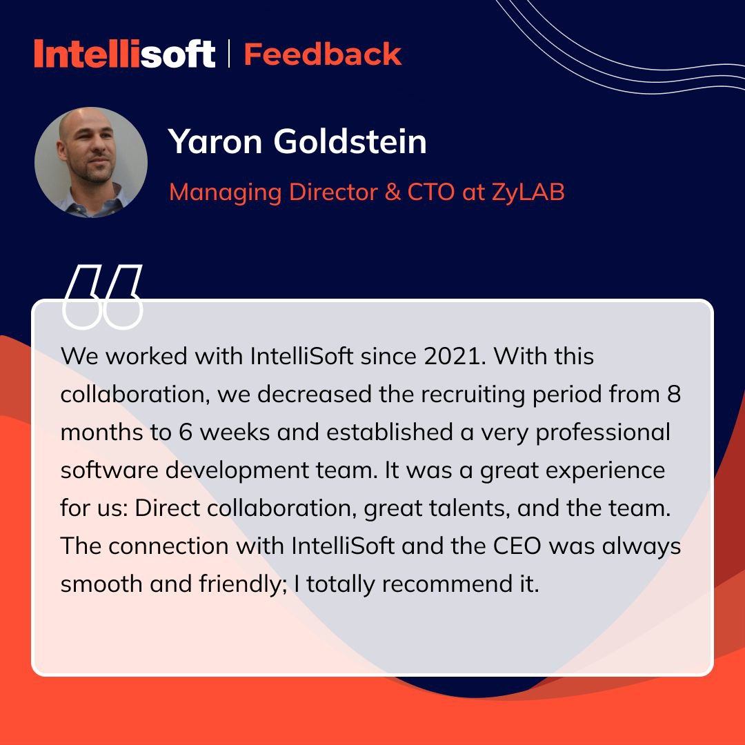 Yaron ZyLab client feedback