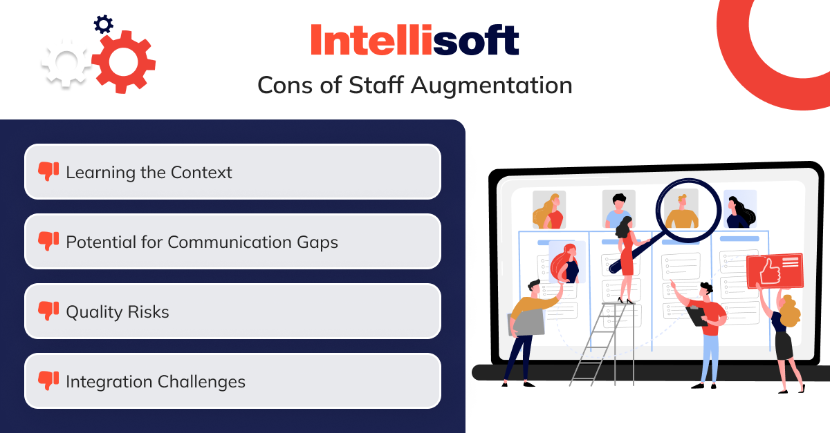 cons of staff augmentation