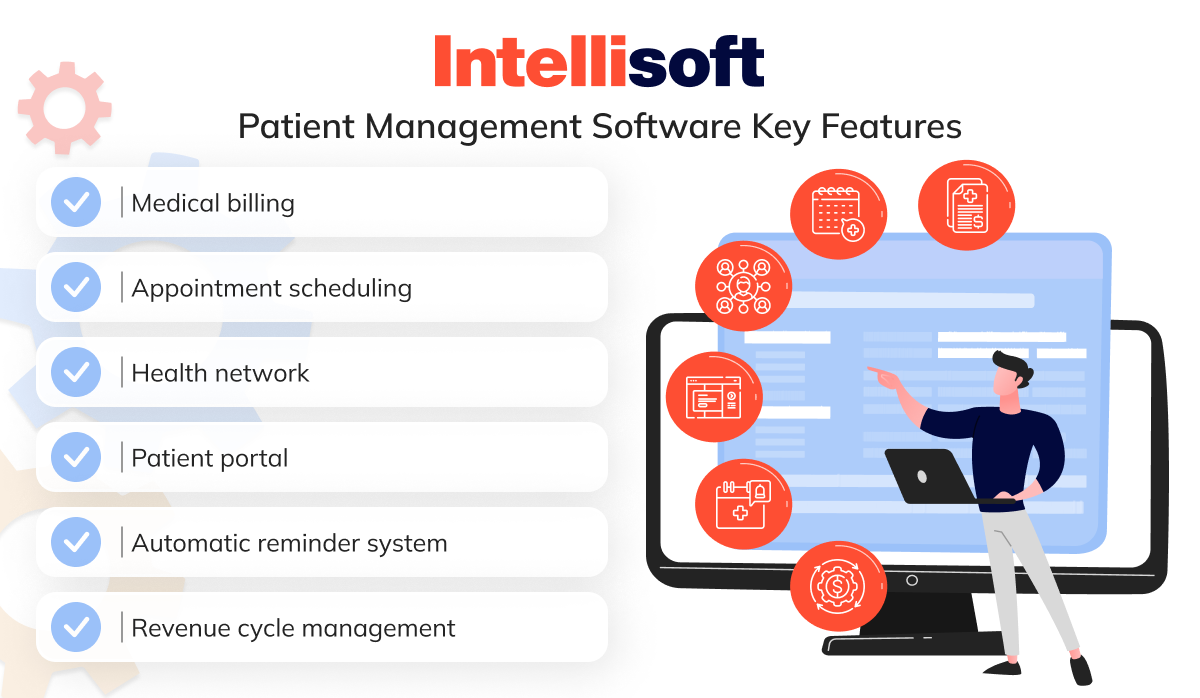 Key patient management system features