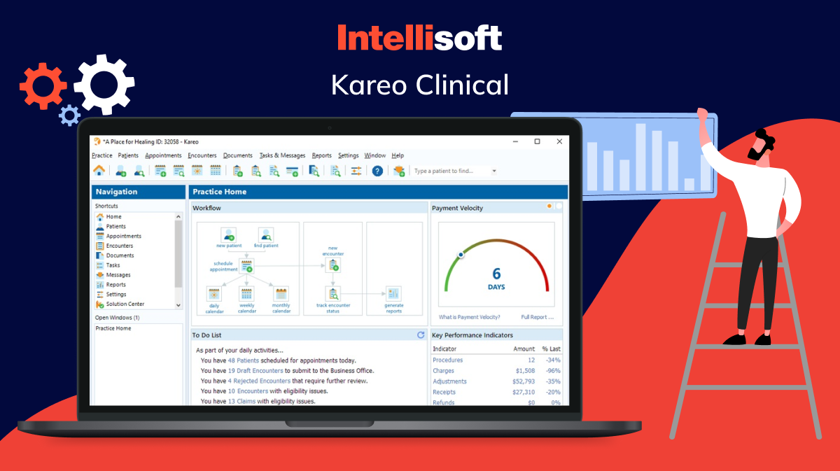 Kareo Clinical user interface