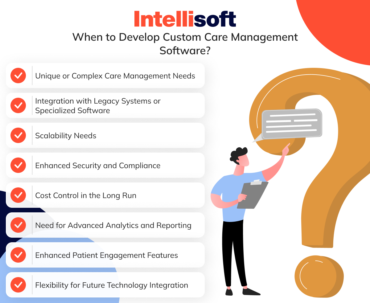When to Develop Custom Care Management Software? 